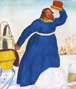 Kustodiev, Boris Michaylovich - Coachman