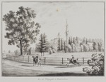 Martynov, Andrei Yefimovich - View of the Tobogganing Pavilion and the Telegraph at Oranienbaum