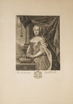 Anonymous - Portrait of Benigna Gottlieb von Biron (1703-1782), Duchess of Courtland