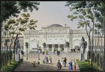 Beggrov, Karl Petrovich - Café at the Summer Garden in St. Petersburg