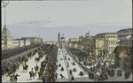 Beggrov, Karl Petrovich - Public merry-making on the Admiralty Square in Saint Petersburg