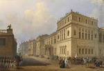 Sadovnikov, Vasily Semyonovich - View of the New Hermitage Through Millionnaya Street