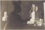 Anonymous - Kazimir Malevich in his studio