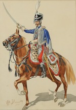 Vernet, Horace - Russian Hussar Raising his Sabre