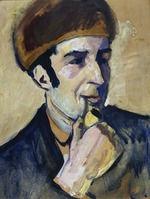 Macke, August - Portrait of Franz Marc