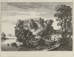 Merian, Matthäus, the Elder - Anthropomorphic landscape in the form of a man's head