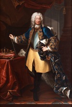 Mijtens (Meytens), Martin van, the Younger - Portrait of King Frederick I of Sweden (1676-1751)