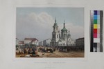 Arnout, Louis Jules - The Sennaya Square and the Saviour Church in Saint Petersburg