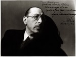 Anonymous - Portrait of the composer Igor Stravinsky (1882-1971)