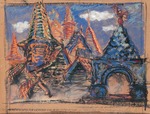 Malyutin, Sergei Vasilyevich - Stage design for the opera Khovanshchina by M. Musorgsky