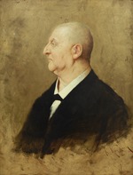 Kaulbach, Hermann von - Portrait of Anton Bruckner (1824-1896)