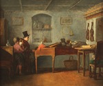 Neder, Johann Michael - The schoolmaster with the boys singing flat at the piano