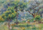 Renoir, Pierre Auguste - View from the terrace in Cagnes
