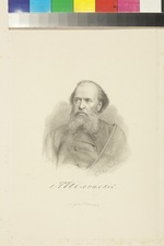 Verefkin, Fyodor Ivanovich - Portrait of the poet Yakov Polonsky (1820-1898)