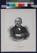 Borel, Pyotr Fyodorovich - Portrait of the Publisher Andrey Alexandrovich Krayevsky (1810-1889)