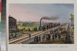Beggrov, Karl Petrovich - Arrival of the first train from St. Petersburg to Tsarskoye Selo on 30 October 1837