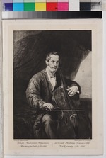 Anonymous - Portrait of Count Matvey Yuryevich Vilyegorsky (1794-1866) with Cello (nach K. Briullow)