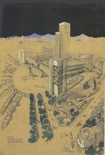 Shchusev, Alexey Viktorovich - Project for a government building in Samarkand