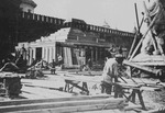 Anonymous - Construction of the second temporary wooden Lenin mausoleum on Red Square