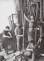 Anonymous - Tatlin while building the Monument to the Third International