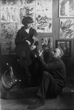 Anonymous - First Double Portrait of Stepanova and Rodchenko