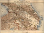 Anonymous master - Map of military operations in the Transcaucasian region from 1809 to 1817