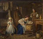 Wenig, Karl Bogdanovich - Wet nurse visited her sick child