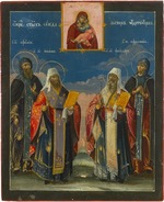 Russian icon - The Saints of Suzdal