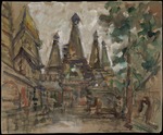 Korovin, Konstantin Alexeyevich - Stage design for the opera The Tsar's Bride by N. Rimsky-Korsakov