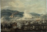 Habermann, Franz Edler, von - The battle between the Russian-Austrian and French troops