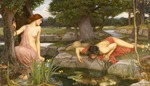 Waterhouse, John William - Narcissus and Echo
