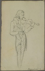 Anonymous - Portrait of Niccolò Paganini (1782-1840)
