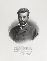 Borel, Pyotr Fyodorovich - Portrait of the conductor and composer Eduard Nápravník (1839-1916)