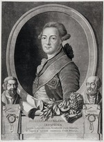 Mayr, Johann Christoph, von - Portrait of the poet Mikhail Matveyevich Kheraskov (1733-1807)
