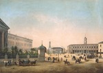 Anonymous - View of the Znamenskaya Square in Saint Petersburg