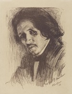 Bakst, Léon - Portrait of the painter Filipp Andreevich Malyavin (1869-1940)