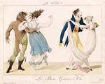Gillray, James - Waltz. From the series Le Bon Genre