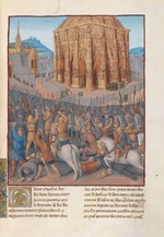 Fouquet, Jean - Siege of Jerusalem by Nebuchadnezzar II. Illustration in Flavius Josephus Antiquities of the Jews (Antiquitatum Iudaicarum)