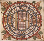 Anonymous master - Manusyaloka. Map of the Human World