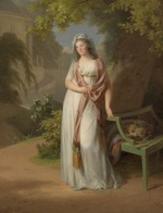 Tischbein, Johann Friedrich August - Portrait of Margravine Luise von Anhalt-Dessau (1750-1811)