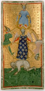 Bembo, Bonifacio - Wheel Of Fortune. Tarot card