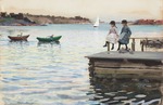 Zorn, Anders Leonard - Boat race