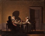 Hilleström, Pehr - Reading by Candlelight