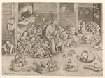 Bruegel (Brueghel), Pieter, the Elder - The Ass in the School