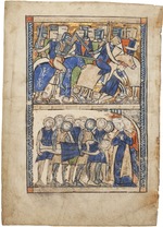Anonymous - Illustration from Le Roman de Troie (The Romance of Troy) by Benoît de Sainte-Maure