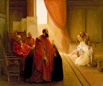 Hayez, Francesco - Valenza Gradenigo before the Inquisition