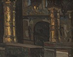 Roerich, Nicholas - Rostov the Great. Interior of the Church of Our Savior na Senyakh