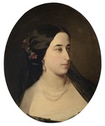 Makarov, Ivan Kosmich - Portrait of Maria Alexandrovna Gartung (1832-1919), née Pushkina