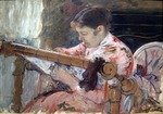 Cassatt, Mary - Lydia at a Tapestry