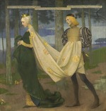 Stokes, Marianne - The Queen and the Page (There Once Was A King by Heinrich Heine)